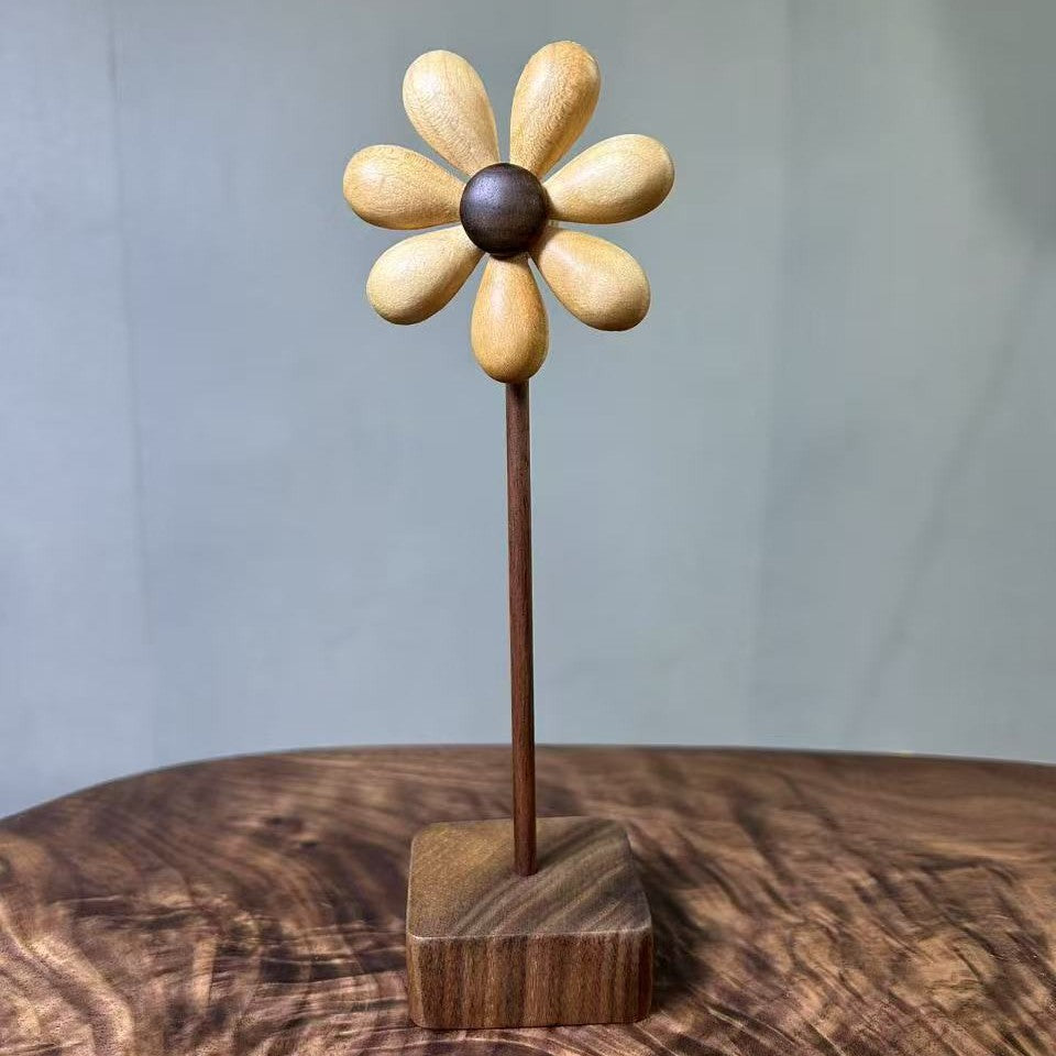 Holzblume als Geschenkidee für Frauen
