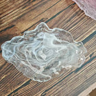 Lignovancia wavy glass decorative tray