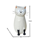 Lignovancia cat-shaped resin vase