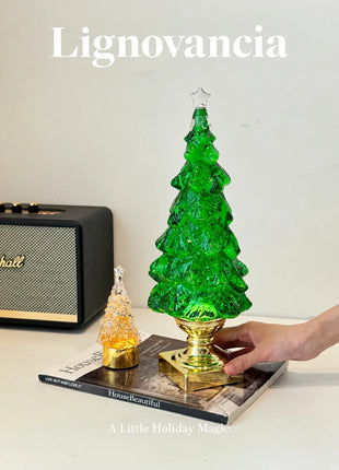Lignovancia Christmas tree snowfall light