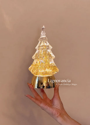 Lignovancia Christmas tree snowfall light