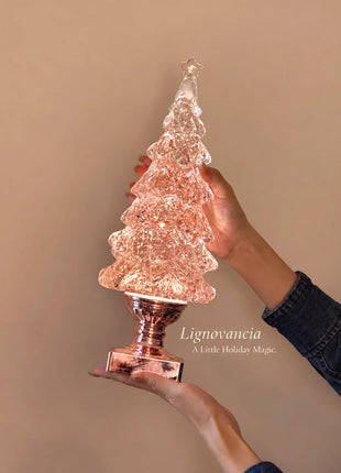 Lignovancia Christmas tree snowfall light