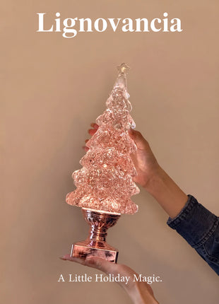 Lignovancia Christmas tree snowfall light