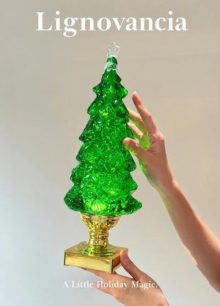 Lignovancia Christmas tree snowfall light