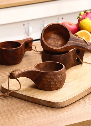 Klassische Kuksa Holzasse aus Akazienholz | Skandinavischer Outdoor-Becher | Gopure Studio Gopure Studio