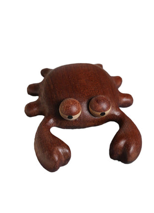 Kreativer Krabbe Kühlschrankmagnet aus Edelholz | Süße Holz-Krabbe Magnethalter | Gopure Studio Gopure Studio