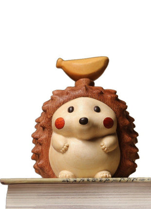 Magnetische Igel-Figur aus Ebenholz | Kreativer Duftholz-Diffusor | Gopure Studio Gopure Studio