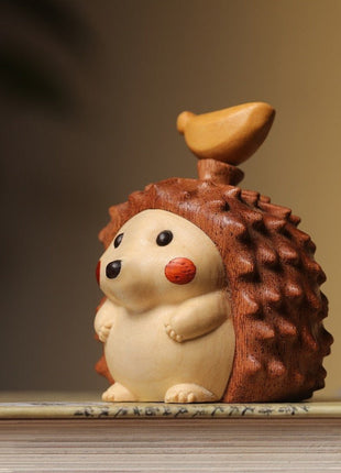 Magnetische Igel-Figur aus Ebenholz | Kreativer Duftholz-Diffusor | Gopure Studio Gopure Studio