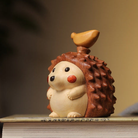 Magnetische Igel-Figur aus Ebenholz | Kreativer Duftholz-Diffusor | Gopure Studio Gopure Studio