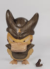 Buchsbaumholz Psyduck-König – Groß mit Magnet (ca. 14 cm)