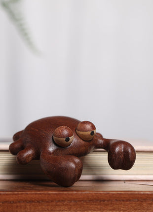 Kreativer Krabbe Kühlschrankmagnet aus Edelholz | Süße Holz-Krabbe Magnethalter | Gopure Studio Gopure Studio