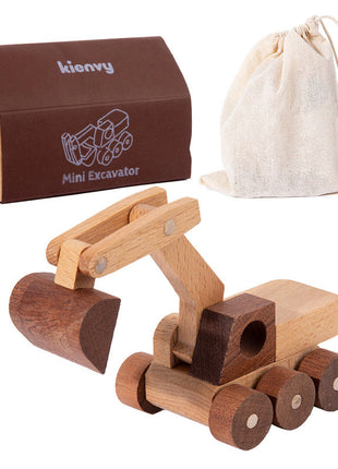 Mini-Aktion: Retro-Holzfahrzeuge | Handgefertigtes Holzspielzeug | Gopure Studio Gopure Studio