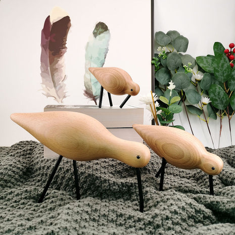 Holzvogel „Aura“ | Handgefertigtes Unikat aus Rotbuche | Lignovancia Lignovancia
