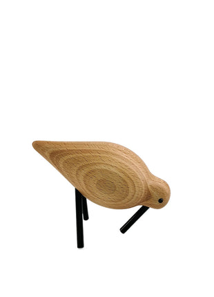 Holzvogel „Aura“ | Handgefertigtes Unikat aus Rotbuche | Lignovancia Lignovancia
